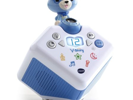 Vtech - Storikid - My Storyteller - Azul - Caja de cuentos para niños con proyección - Versión en francés Embalaje Deteriorado For Sale