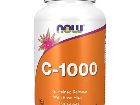 Now Foods, C-1000, 1.000mg, 250 Comprimidos veganos, Probado en Laboratorio, Vitamina C, Rosa Mosqueta, Sin Gluten, Sin Soja, Vegetariano (Caducidad: 30-11-2025) Embalaje Deteriorado For Sale