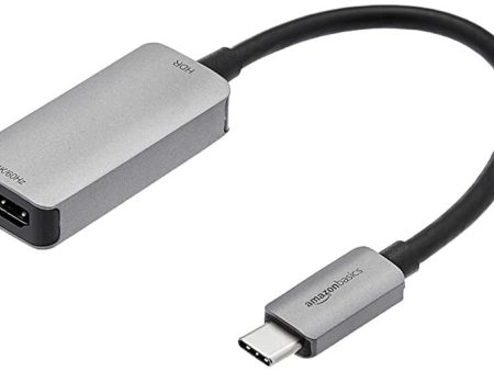 Amazon Basics Adaptador USB-C 3.1 macho a HDMI hembra (4K @60Hz) Fashion