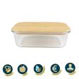 Birambeau - Utensilio de Cocina Caja de Cristal Alimento Hermético sin Tapa - 1520ml - Ideal para la Conservación Embalaje Deteriorado Online