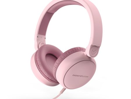 Auriculares Energy Sistem Style 1 Talk Pure Pink con micrófono y cable extraíble Reacondicionado Hot on Sale